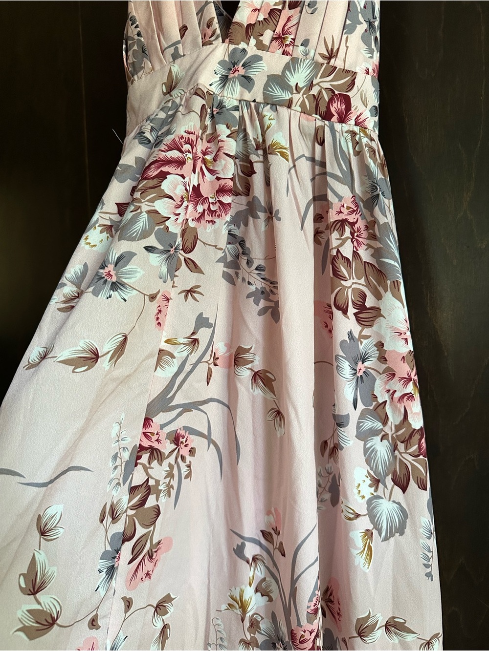 SHEIN Light Pink Floral Maxi Dress - Picture 8 of 10